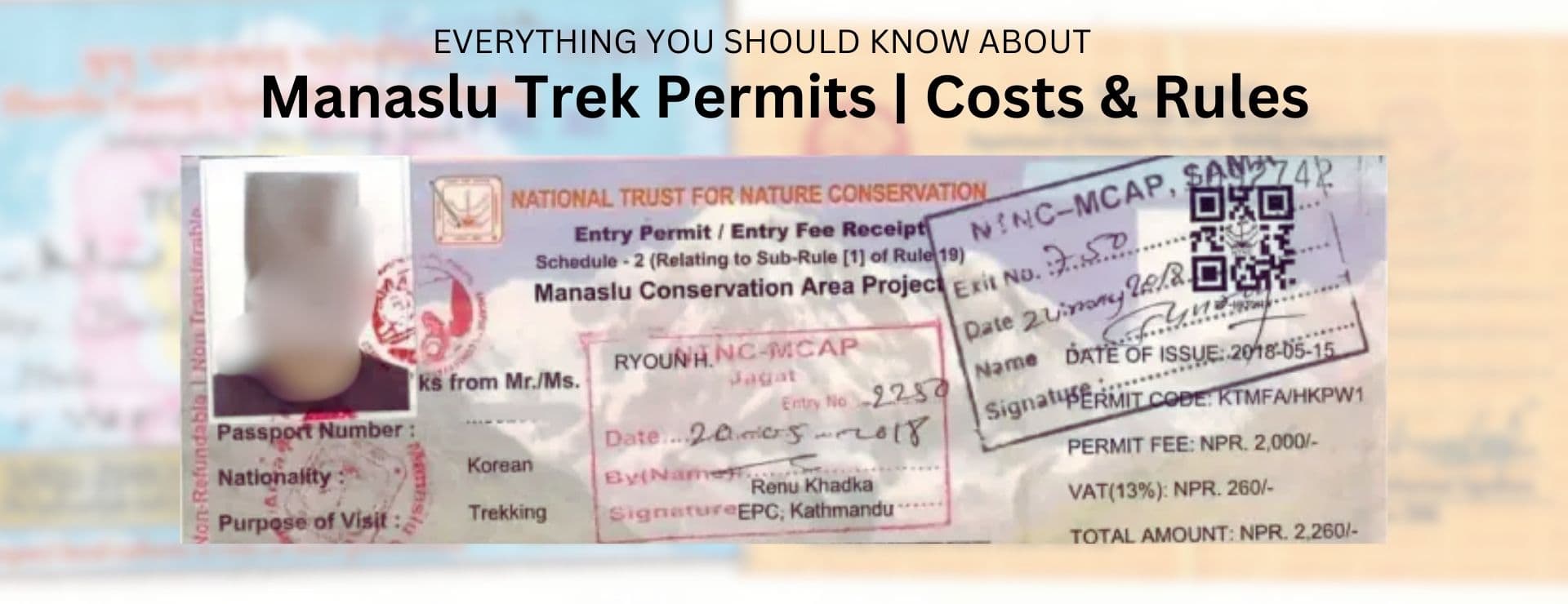 Manaslu Trek Permits 2025/26 | Costs & Rules